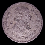 Moeda do México - 1 Peso - 1962 - Prata baixa • 16 g • 34.5 mm