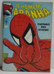 Revista em Quadrinhos O Homem Aranha Partindo pro Ataque!, Editora Abril Jovem, Número 117, Capa com nome e durex e nome com data na 1 página