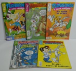 Revistas em Quadrinhos Pernalonga números 11,12,13,14 e 15, Abril Jovem