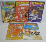 Revistas em Quadrinhos Pernalonga números 16,17,18,19 e 20, Abril Jovem