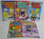 Revistas em Quadrinhos Frajola e Piu Piu números 10,11,12,13 e 14, Abril Jovem