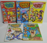 Revistas em Quadrinhos Festival Looney Tunes números 1,2,3,4 e 5, Abril Jovem