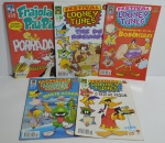 Revistas em Quadrinhos Festival Looney Tunes números 6,7,8,9 e Frajola e Piu Piu número 15, Abril Jovem