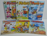 Revistas em Quadrinhos Pateta 3 e 6, Peninha 3 e 6 e Mickey 716 e 717