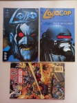 Revista em Quadrinhos LOBO. Parte 1 de Mini-série de 4 edições. Editora Globo. / LoboCop. , Editora Abril/ LOBO/Juiz Dredd. , Editora Abril. Bom estado.