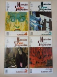 Revista em Quadrinhos MANSÃO DOS SEGREDOS. DC Vertigo. Fundação. Série limitada em 5 edições. Nºs 1-2-3-4. 9 falta o nº 5). Muito bom estado.