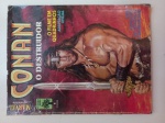 Revista em Quadrinhos CONAN O DESTRUIDOR, O Filme em Quadrinhos Adaptação Oficial. Nº 1. Editora Abril (1985). Capa e contracapa foi plastificada. Contém manchas nas bordas.