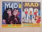 Revista em Quadrinhos MAD. Nº 77 e 82. Distribuidora Record. Bom estado de conservação.