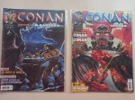 Revista em Quadrinhos Conan. O Bárbaro. Mythos Editora. Nºs 29 e 30. Bom estado de conservação.