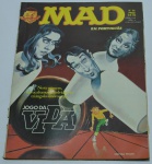 Revista em quadrinhos MAD em português, Nº 93, Editora Vecchi, contracapa está solta