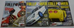Três revistas Full Power, 2003, 2004 e 2005