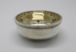 CHRISTOFLE - Bowl em metal francês espessurado a prata. Med. 5x12 cm.
