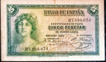 ESPANHA 5PESETAS 1935