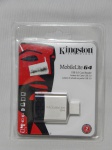 Leitor de cartão de memória, multifuncional, manufatura KINGSTON modelo MobileLite G4 Usb 3.0 Card Reader. Novo e sem uso, na embalagem lacrada.