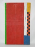 GARCIA RODRIGUES - "Homenagem ao valente povo da Palestina" óleo sobre tela, 54 x 33cm. Assinado, titulado e datado 2003 no verso.