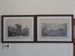 "La présidence à Pétropolis" e "Panorama de Pétropolis" Duas reproduções, 51x 60 e 50 x 67cm. Moldura com vidro.