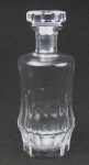Licoreiro em cristal com lapidações dedão. Alt. 27 cm.