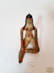 Karajas- Escultura bonecas Ritxoto , ceramica produzidas pelos Indios de Karajas .Medida 11cm altura x 12 cm largura