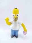 FOX - Boneco Homer Simpsons Promocional do Burguer King do ano de 2000 - Fox, Medindo 12,5 cm de altura
