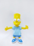 FOX - Boneco Bart do The Simpsons do ano de 1990 - Manufatura Jesco, Medindo 11 cm de altura, Conforme fotos, feito de borracha