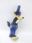 Floc - Boneco Lobo Mal da década de 90, manufatura Floc - Disney, medindo 15 cm de altura, conforme fotos