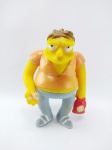FOX - Boneco Barney do Desenho The Simpsons Promocional do Burguer King do ano de 2000 - Fox, Medindo 12,5 cm de altura