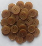 Kit botões marrom antigos