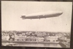 Cartão antigo Zeppelin
