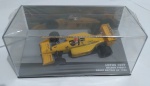 Miniatura Lotus 100T  Nelson Piquet #1  Great Britain GP 1988 - Coleção Lendas do Automobilismo Brasileiro  escala 1:43  item de coleção no blister lacrado  Não acompanha o fascículo