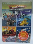 Box DVD Hot Wheels Batlle Force 5  A Primeira Temporada Completa (4 discos)  idiomas / áudios / legendas dos episódios em inglês, espanhol e português -  2011 - DVD Vídeo / Warner Home Vídeo - EAN: 7892110124775 -  item de coleção lacrado.
