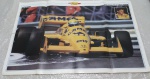 Revista Grid (edição especial de Placar - 1987)  Ayrton Senna Rei de Mônaco- Pôster Gigante: A Lotus Vencedora - exemplar de coleção no estado (dobra central necessita de reforço com durex).