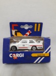 CORGI BMW M3, de rqallye, Nr 11, logo Pionner e Total,  1984, 7 cm, na embalagem original