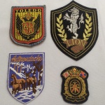 Lote com Quatro (04) Bordados Diversos de Cidades / Patches em tecido. D06
