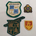 Lote com Quatro (04) Bordados Diversos de Cidades / Patches em tecido. D07