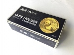 COLECIONISMO - Caixa com 50 porta moedas em plástico e papel para numismatas.