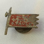 MILITARIA (R028)  - PIN DE ÉPOCA - TUDO POR SÃO PAULO - ESCRITAS COM DESGASTES - REVOLUÇÃO CONSTITUCIONALISTA DE 32.