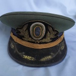 MILITARIA (R039) -  ANTIGO QUEPE de OFICIAL do EXÉRCITO BRASILEIRO. Emblema em Tecido e Costurado.