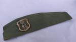 MILITARIA (R042) - Antiga Cobertura ou Bibico do 51° Tiro de Guerra do Exército Brasileiro. Existe a data de 1955 bordada no interior do Bibico.