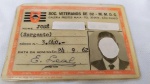 MILITARIA (R05) - Carteira nominal ao Sargento José ....., Expedida pela Sociedade dos Veteranos de 32 - MMDC, datada de 1962 (Revolução de 1932).