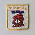 MILITARIA - Bordado militar do 2° / 8° Grupo de aviação da FAB.
