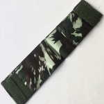 MILITARIA - Protetor para relógio de pulso em lona camuflada, padrão FAB.
