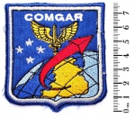 Militaria - Emblema  de tecido do Comando Geral do Ar (COMGAR), Comando da Força Aérea Brasileira (FAB) (ver 3 imagem). O emblema se encontra em muito bom estado de conservação e mede 7,7 cm de altura.