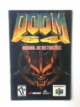 COLECIONISMO - VIDEO GAME - Manual original do jogo DOOM para NINTENDO 64.