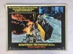 COLECIONISMO - Reprodução de cartaz antigo do filme `O DESAFIO DAS ÁGUIAS`, medindo 40 x 31 cm