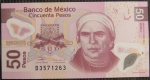 MÉXICO - POLÍMERO - 50 PESOS - FE