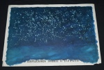 ANGELO DE AQUINO - Gravura "REFLEXÕES SOBRE O INFINITO" da série REFLEXÕES, assinada e numerada 40/200. Medida 50x70cm. Apresenta pequena perda junto a assinatura no canto inferior direito. VEJA FOTO EXTRA.