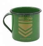 Caneca militar Boot Camp em metal agatha.