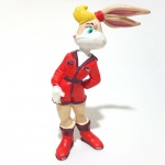 LOONEY TUNES - WARNER BROS - GAROTO - Figura em vinil da personagem Lola da série Looney Tunes, peça original Garoto. Medindo 7cm de altura.