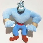 ALADIM - DISNEY - Figura em pelúcia e vinil do personagem Gênio da série Aladim , peça original Disney. Medindo 22cm de altura.