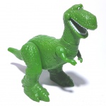 TOY STORY - DISNEY - PIXAR - MATTEL - Figura articulada em vinil do personagem Rex da série Toy Story, peça original Mattel. Medindo 8cm de altura.